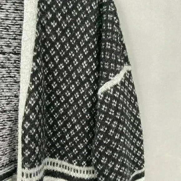 Cotton On Cardigan Womens XS Mohair Blend Fair Isle Long Cozy Eclectic Grandpa - Picture 6 of 11
